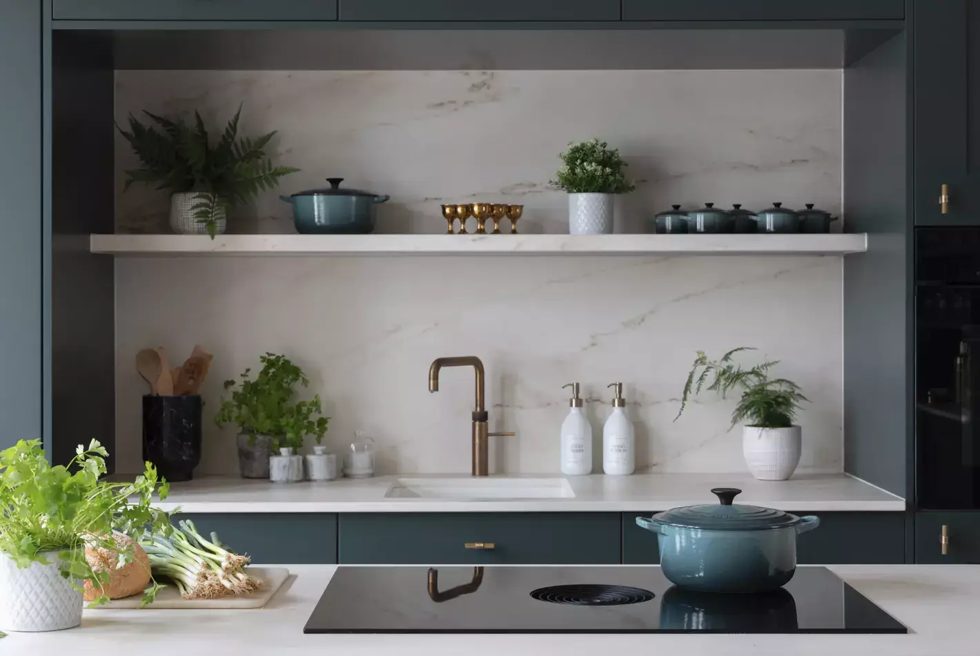 Fitzroy Copse Green & Taupe Grey