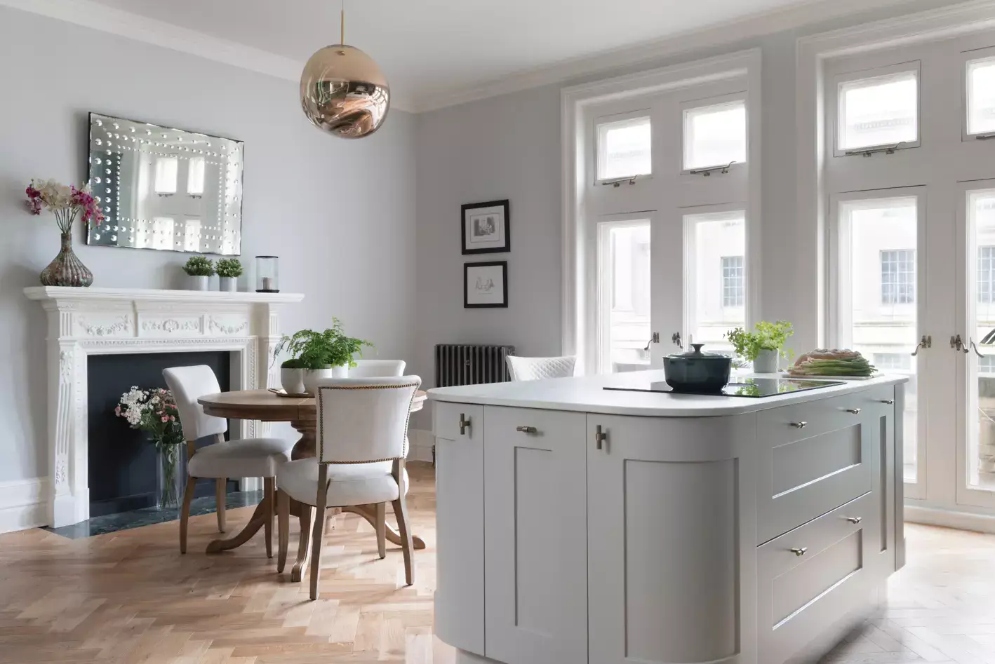 Fitzroy Copse Green & Taupe Grey