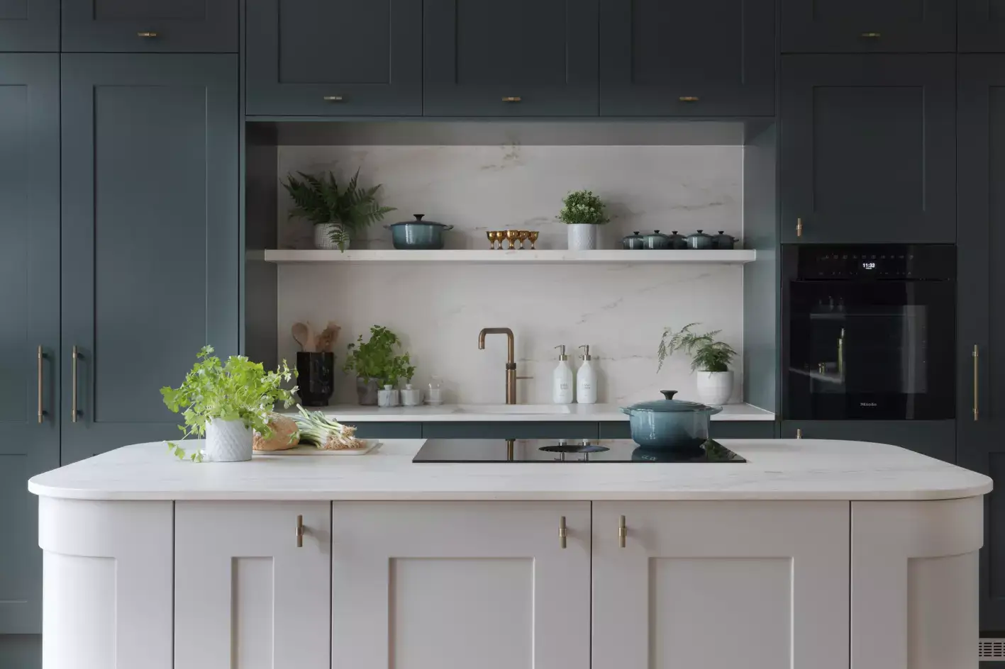 Fitzroy Copse Green & Taupe Grey