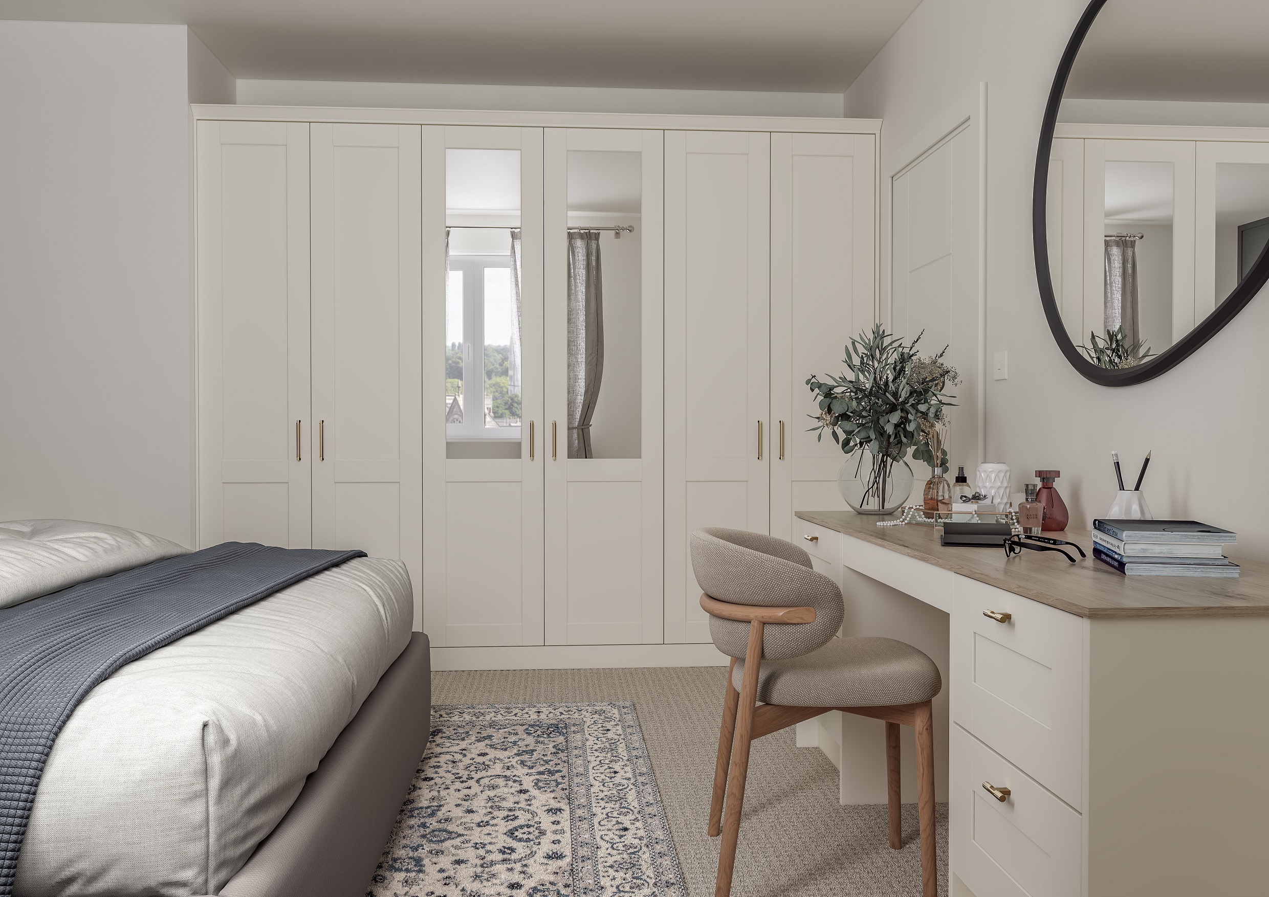 Belsay Smooth Bedrooms Porcelain kitchen