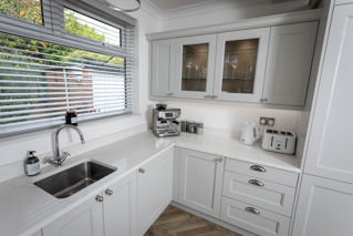 Mornington Beaded Dove Grey and Hartforth Blue