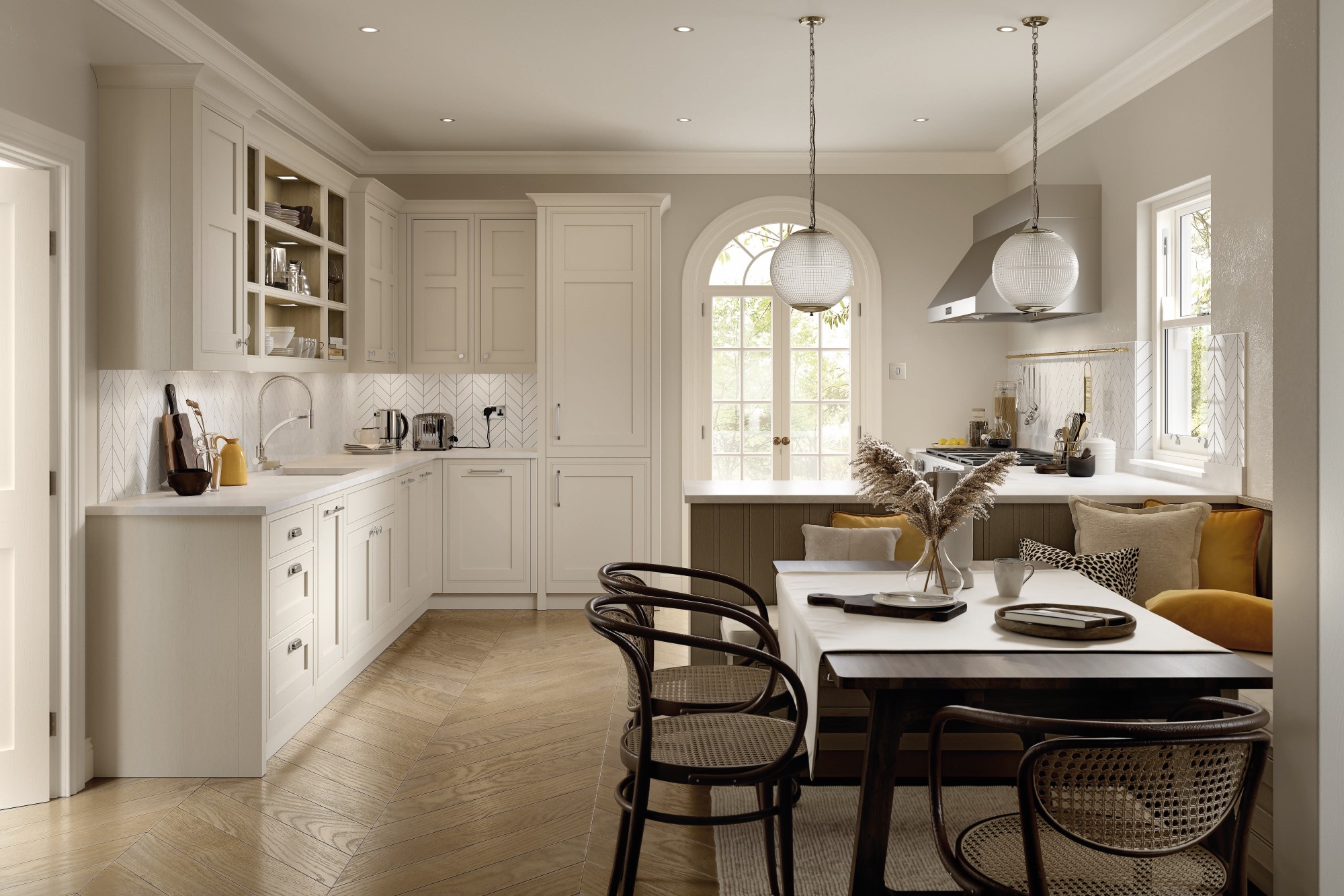 Clarendon Kitchens Cashmere kitchen