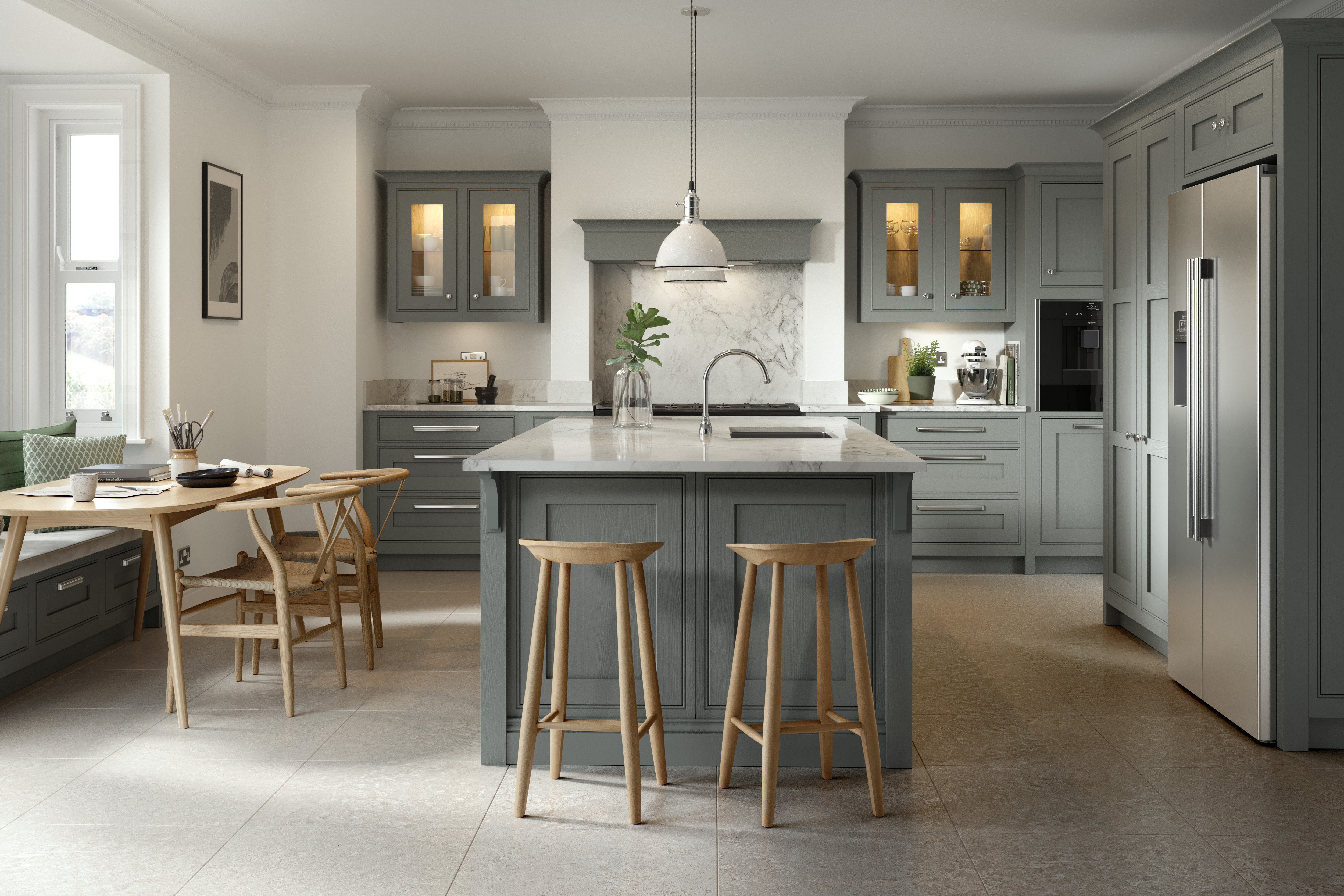 Clarendon Kitchens Dust Grey kitchen