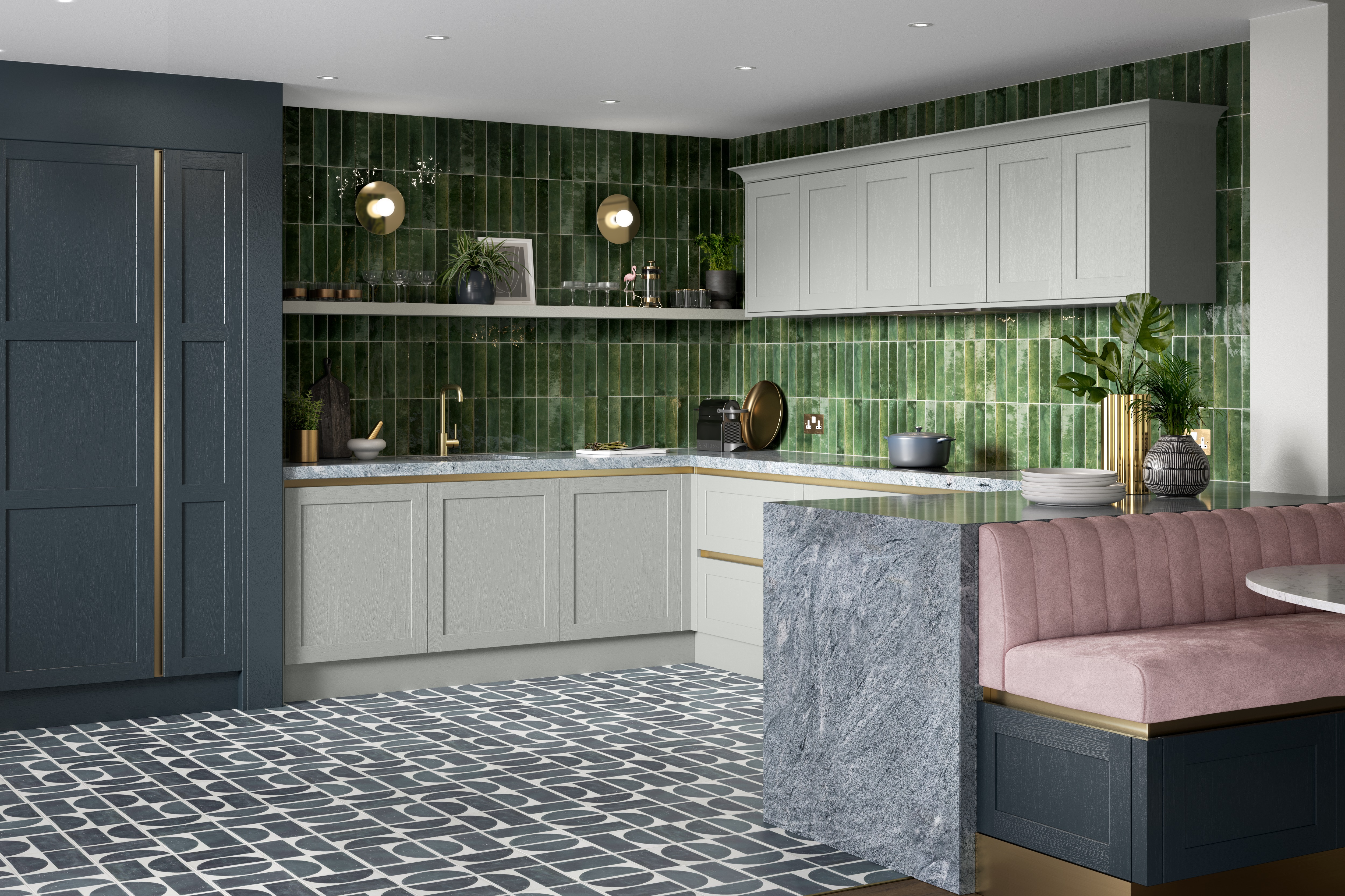 Crathorne Kitchens Dust Grey kitchen