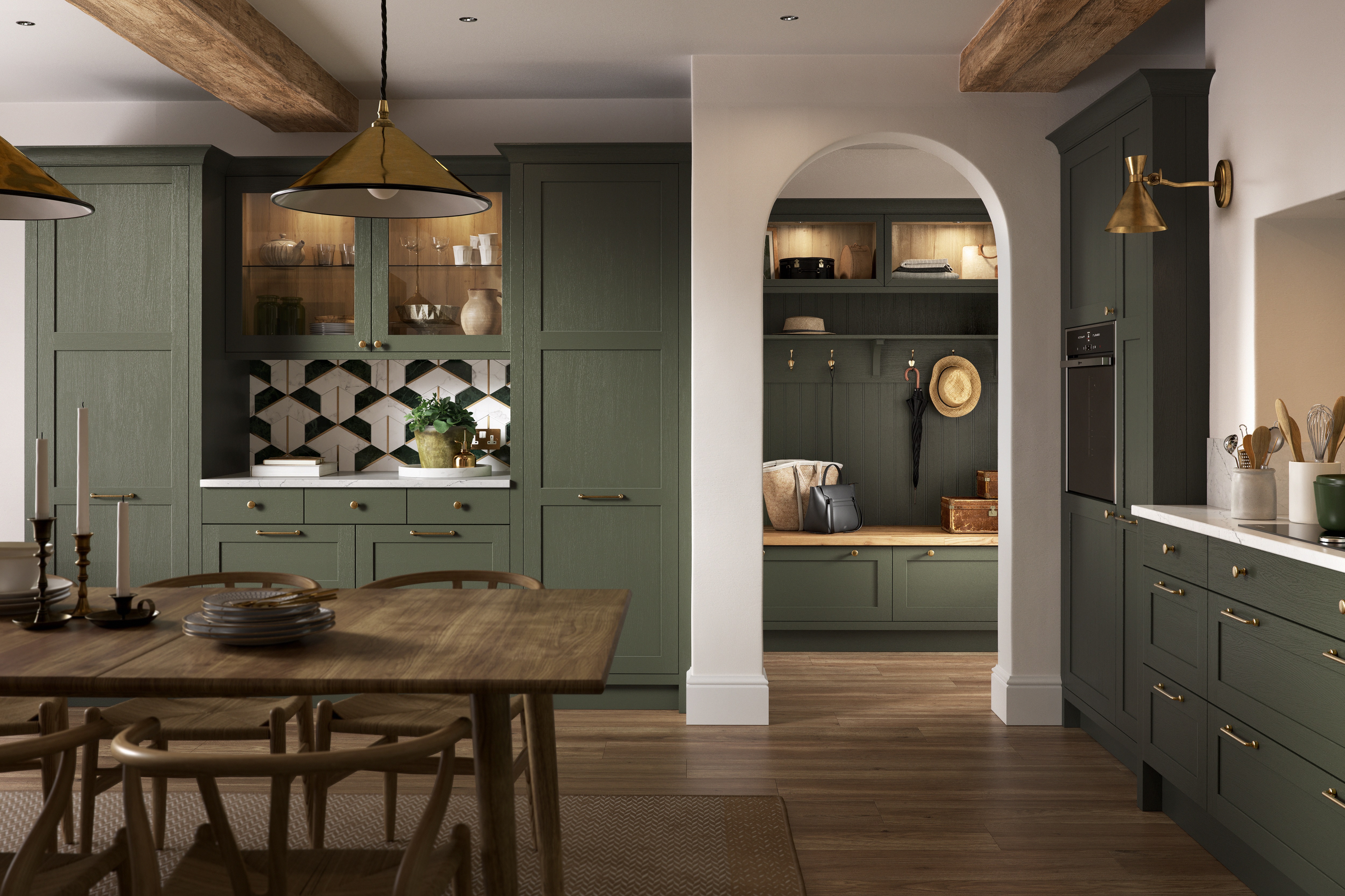 Crathorne Kitchens Regents Green kitchen