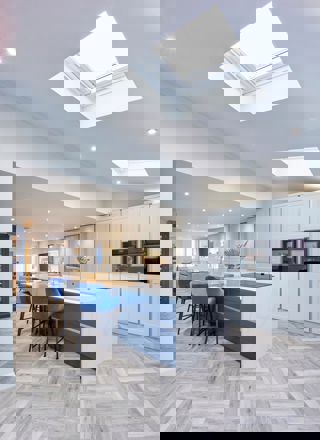 Hunton in Dove Grey and Hartforth Blue