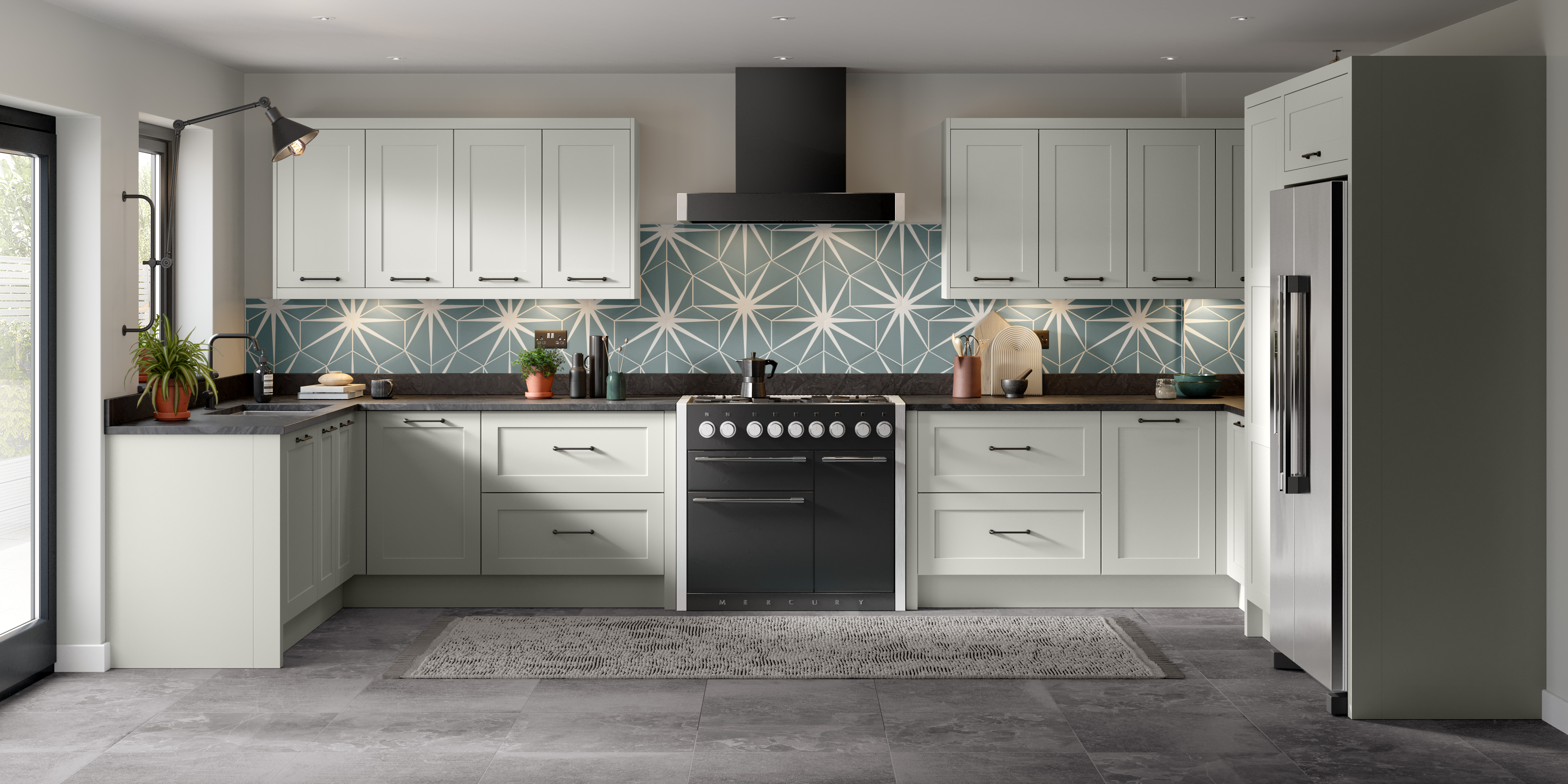 Hunton Kitchens Dove Grey kitchen