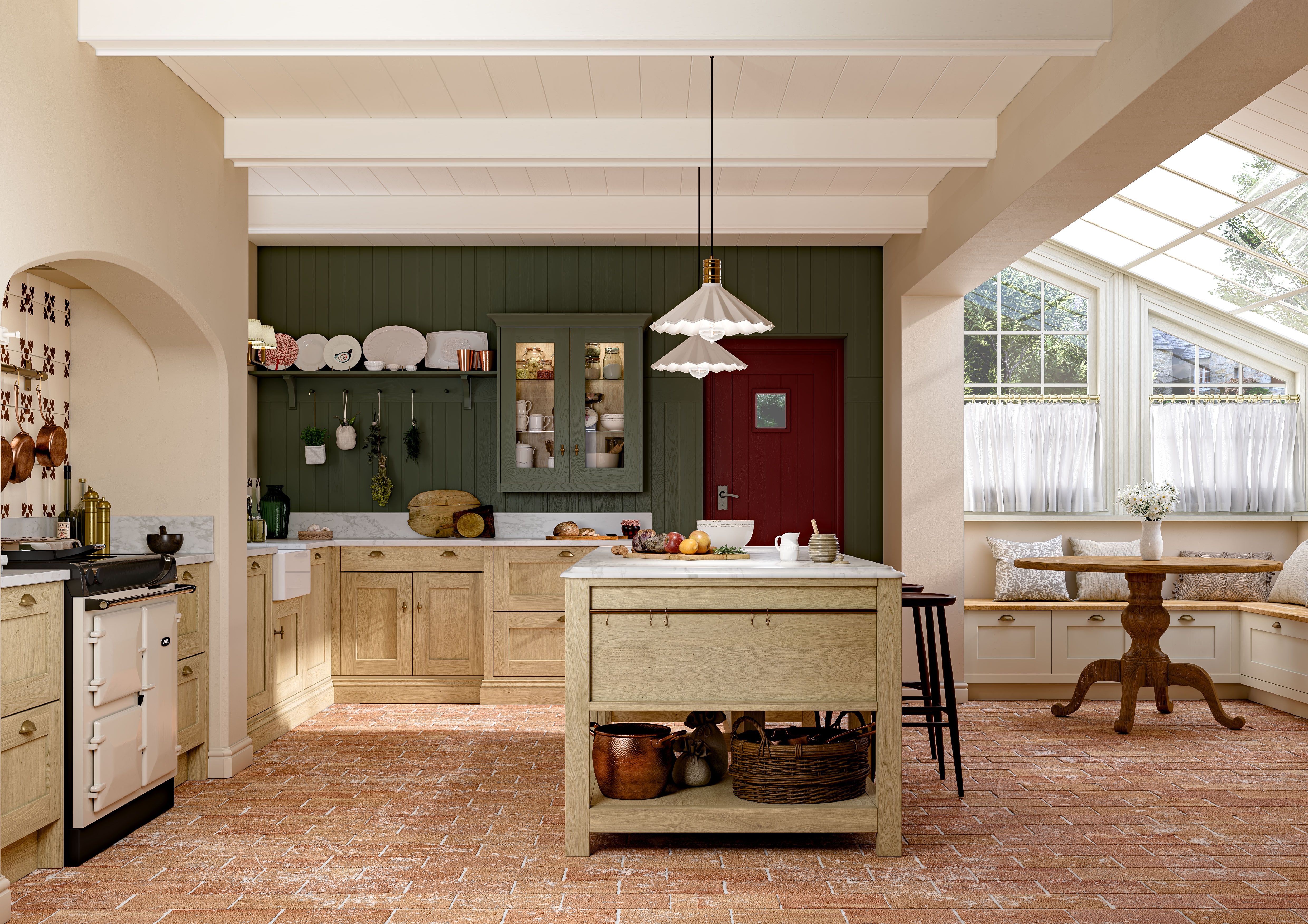 Mornington Shaker Oak Kitchens Mornington Oak English Home kitchen