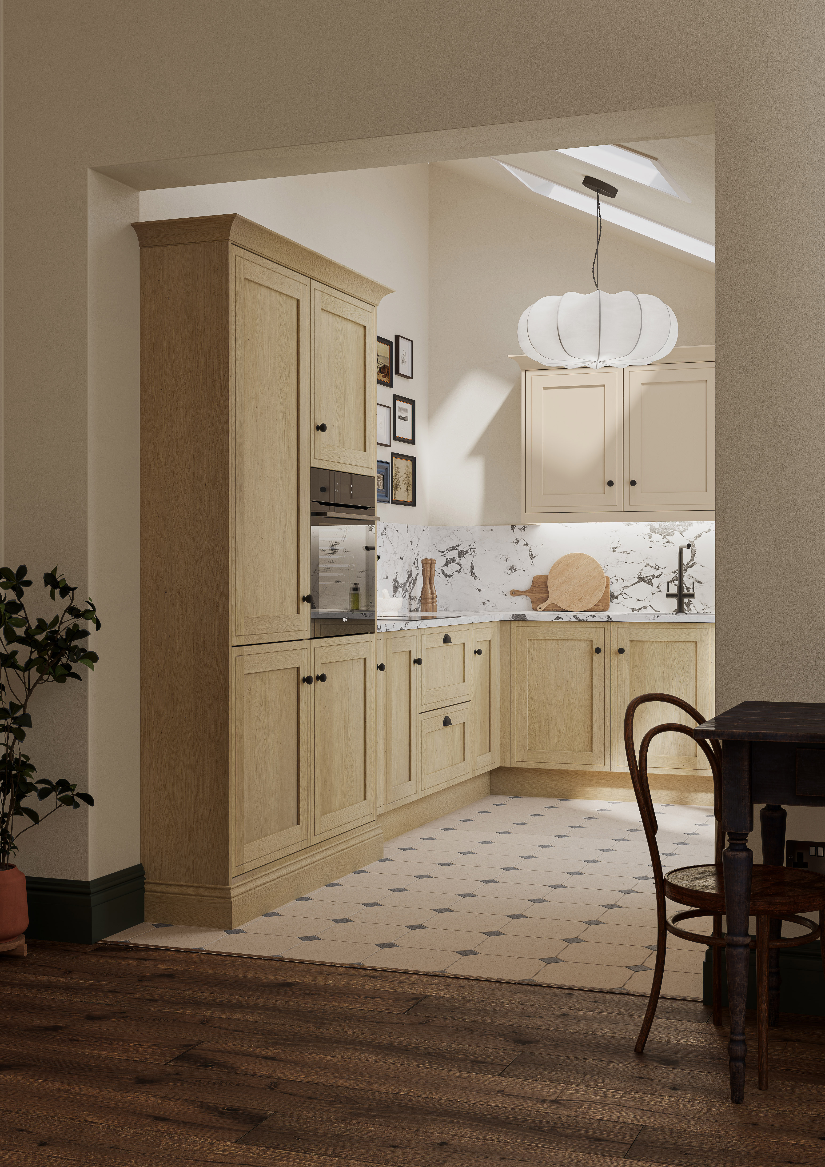 Mornington Vale Oak Kitchens Mornington Oak Small Impact kitchen