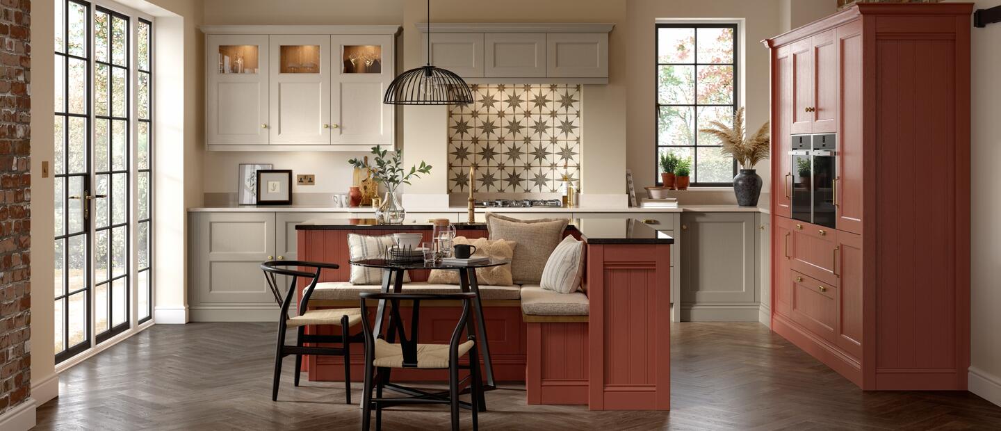 Mornington Beaded Kitchens Pimento, Stone & Porcelain kitchen