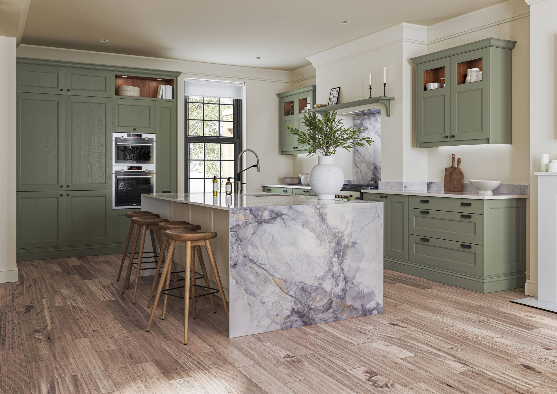 Regiment and Taupe Grey