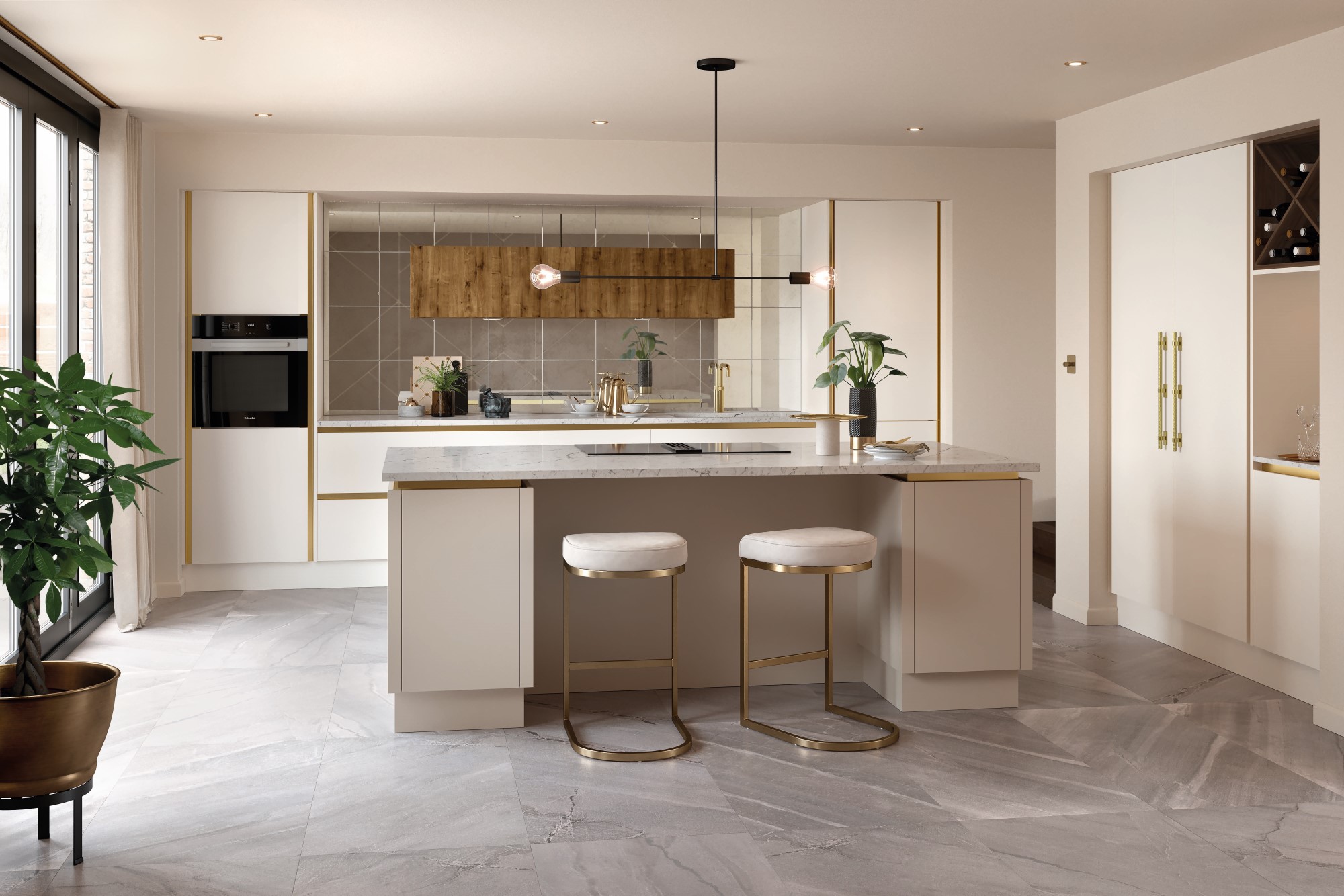 Porter Kitchens Cashmere kitchen