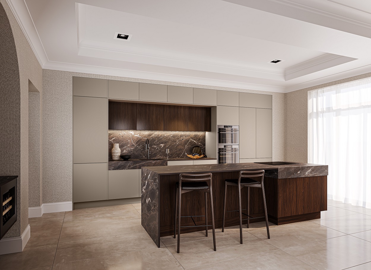 Porter Kitchens Fawn kitchen