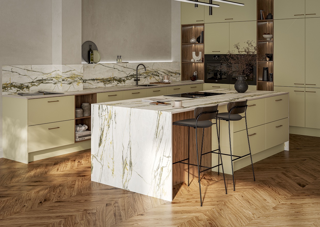 Porter Kitchens Sage kitchen