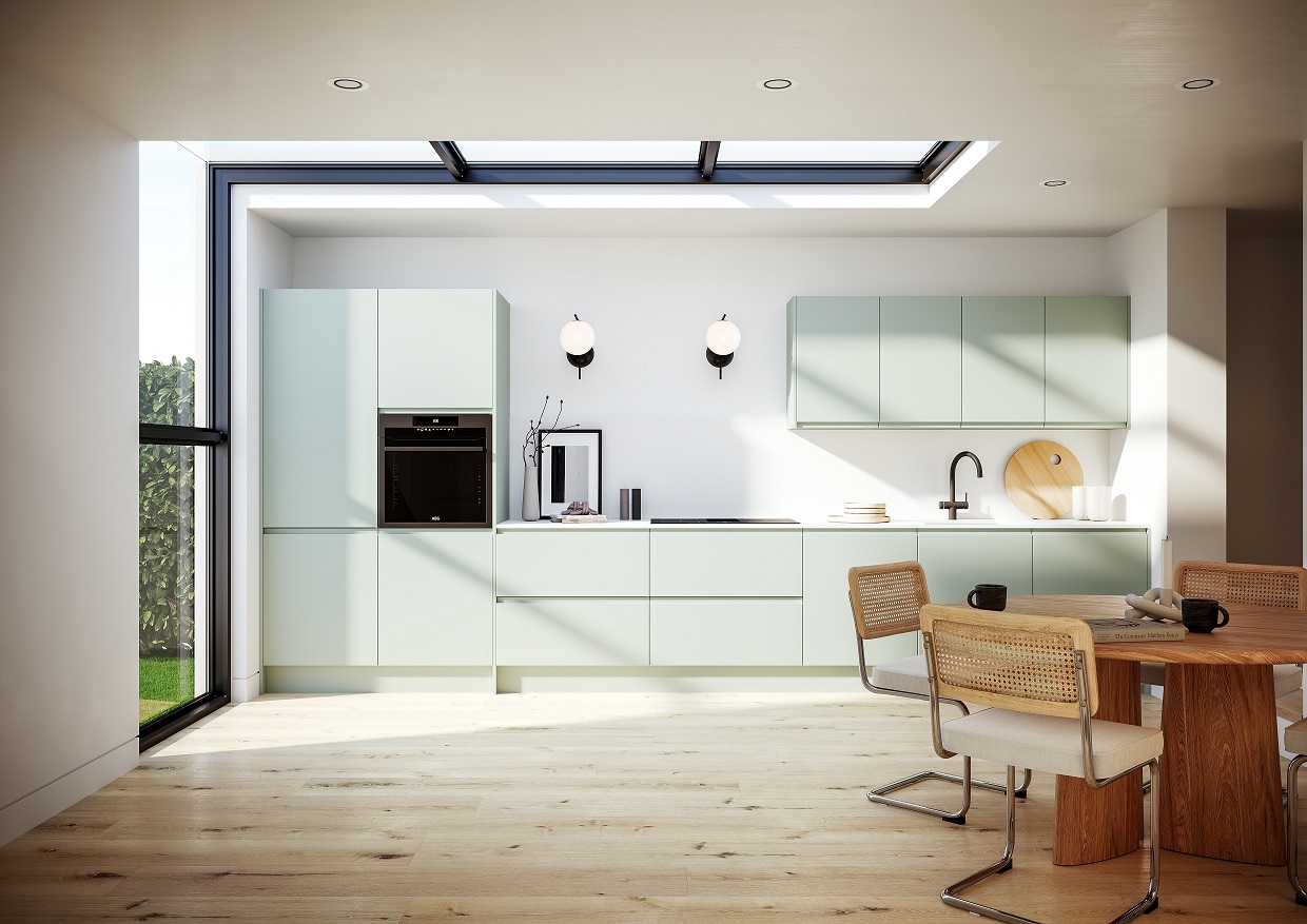 Remo Kitchens Sea Glass kitchen