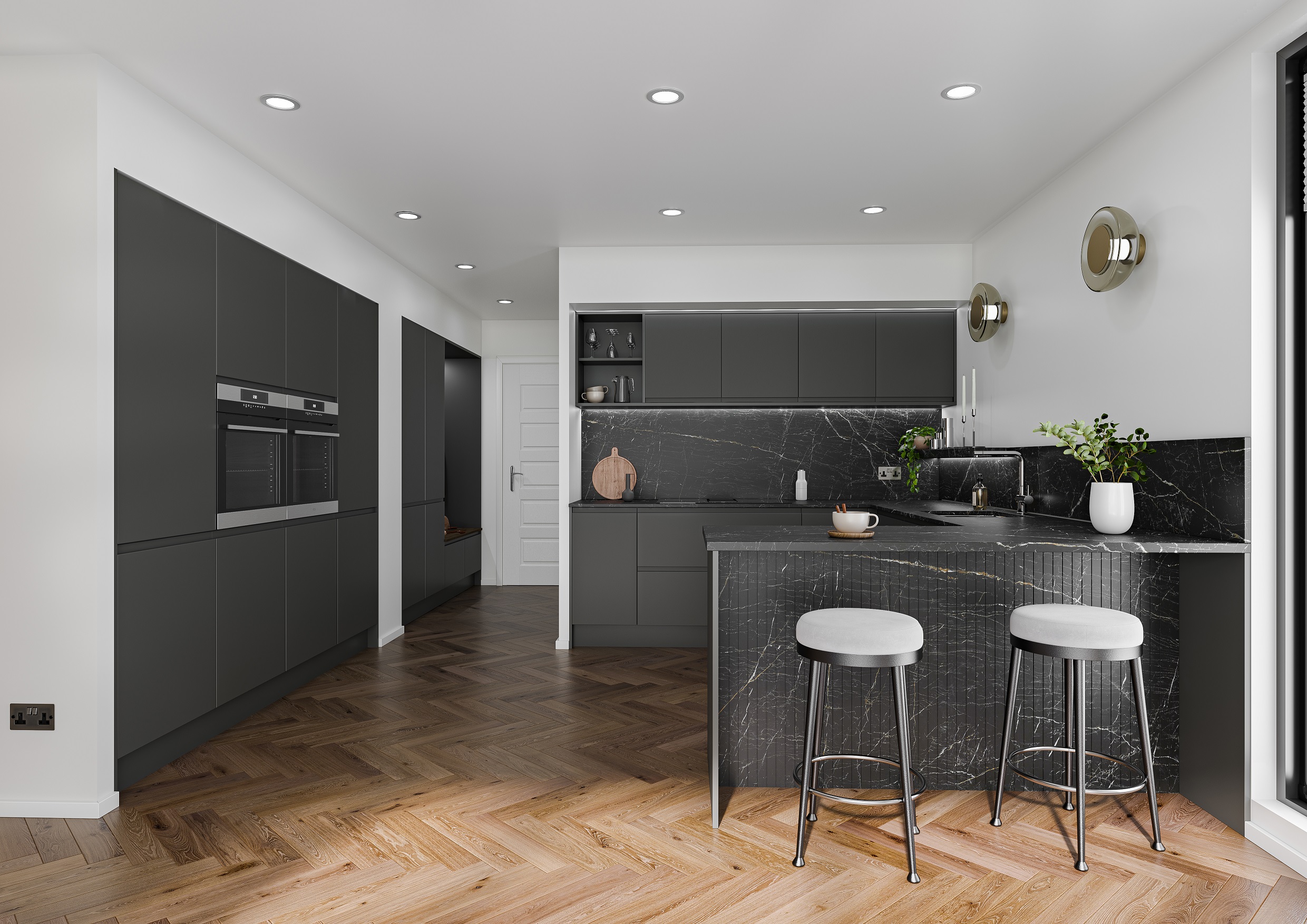 Remo Kitchens Graphite kitchen