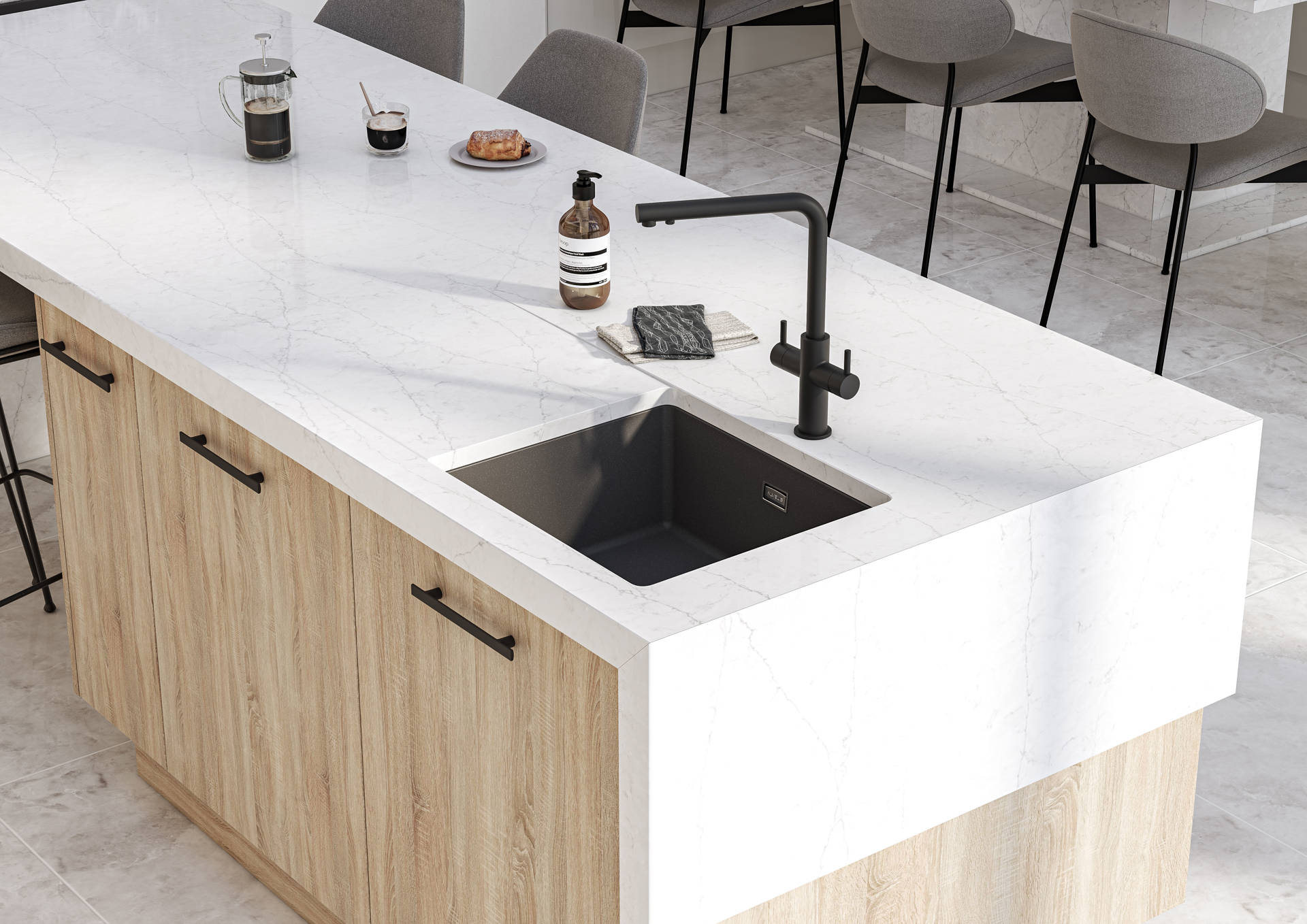 Essen Grey Bardlino Oak & Essen Light Grey