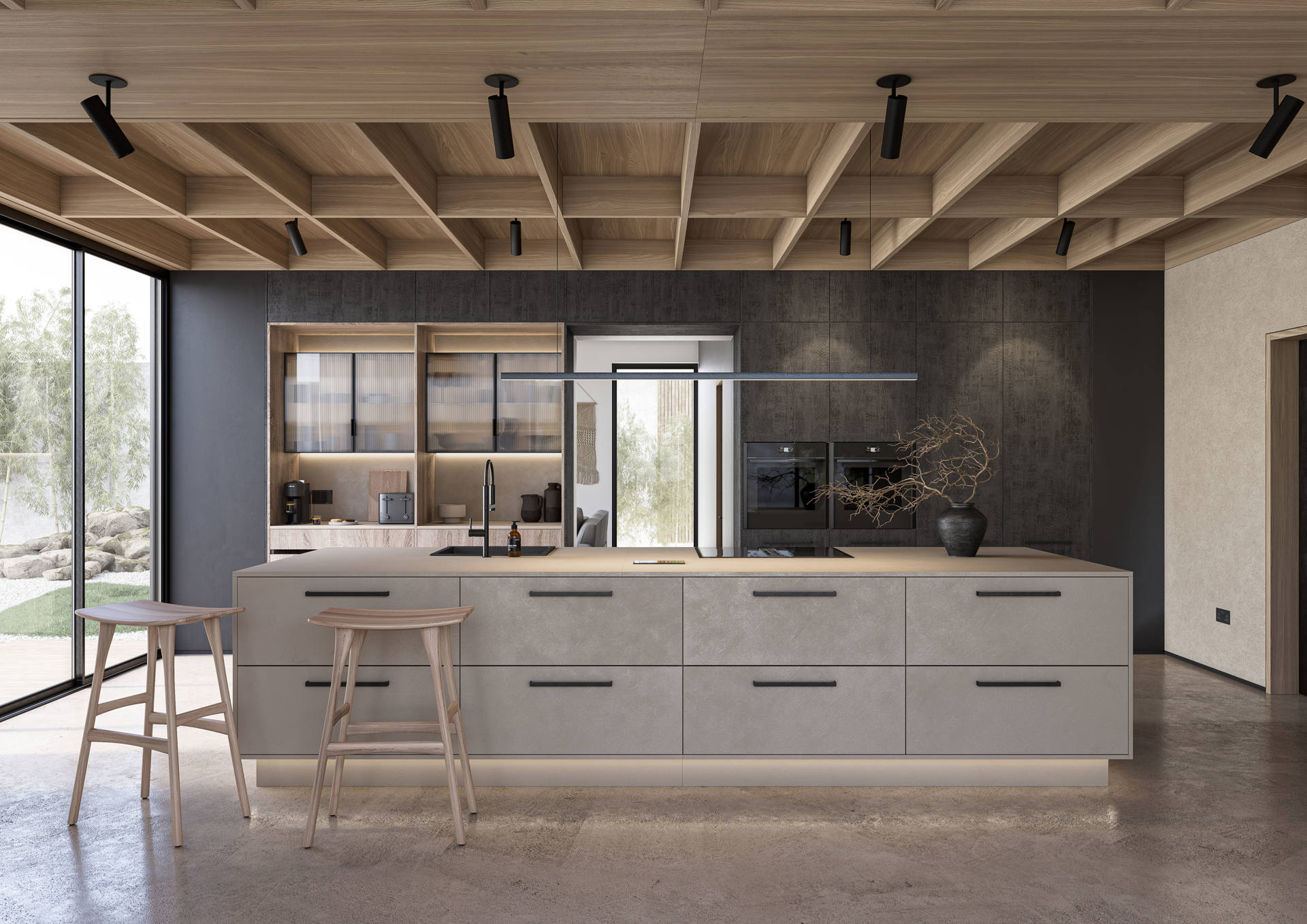 Nura Burnt Rovere & Rocca Mocha Cemento