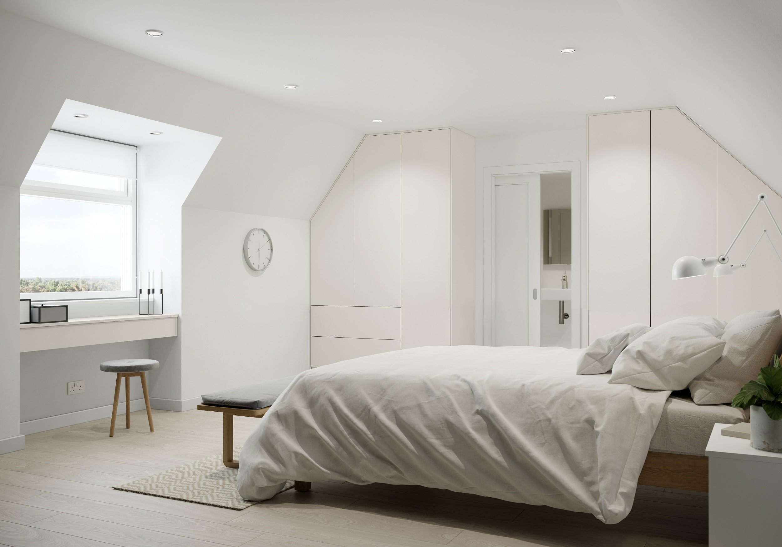 Unity Bedrooms Supermatt Light Grey kitchen