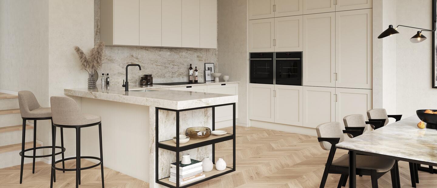 Hunton Kitchens Porcelain Outline kitchen