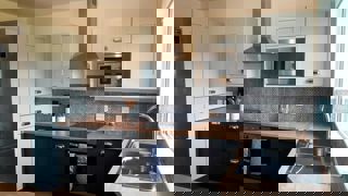 Milbourne Painted Charcoal & Partridge Grey