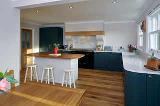 Mornington Shaker Copse Green And Porcelain