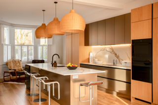 Unity Brushed champagne & Taupe Grey